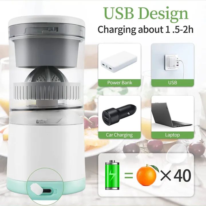 Rechargable Citrus Juicer Machine