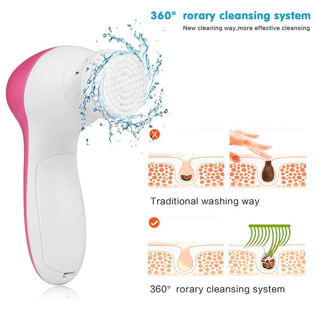 7 in 1 Facial Electric Cleanser and Massager