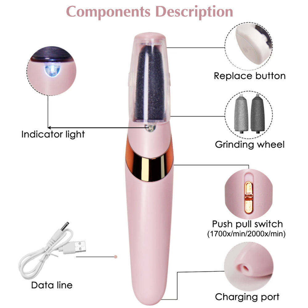 Rechargeable Electric Pedi Foot Filer