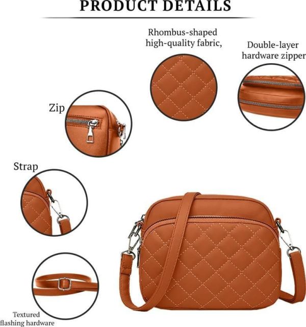 Women’s Leather Embroidered Shoulder Bag