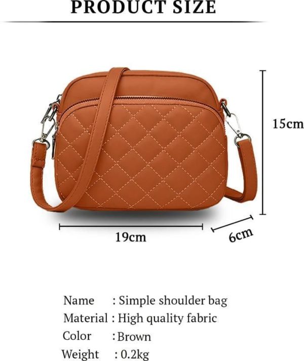 Women’s Leather Embroidered Shoulder Bag