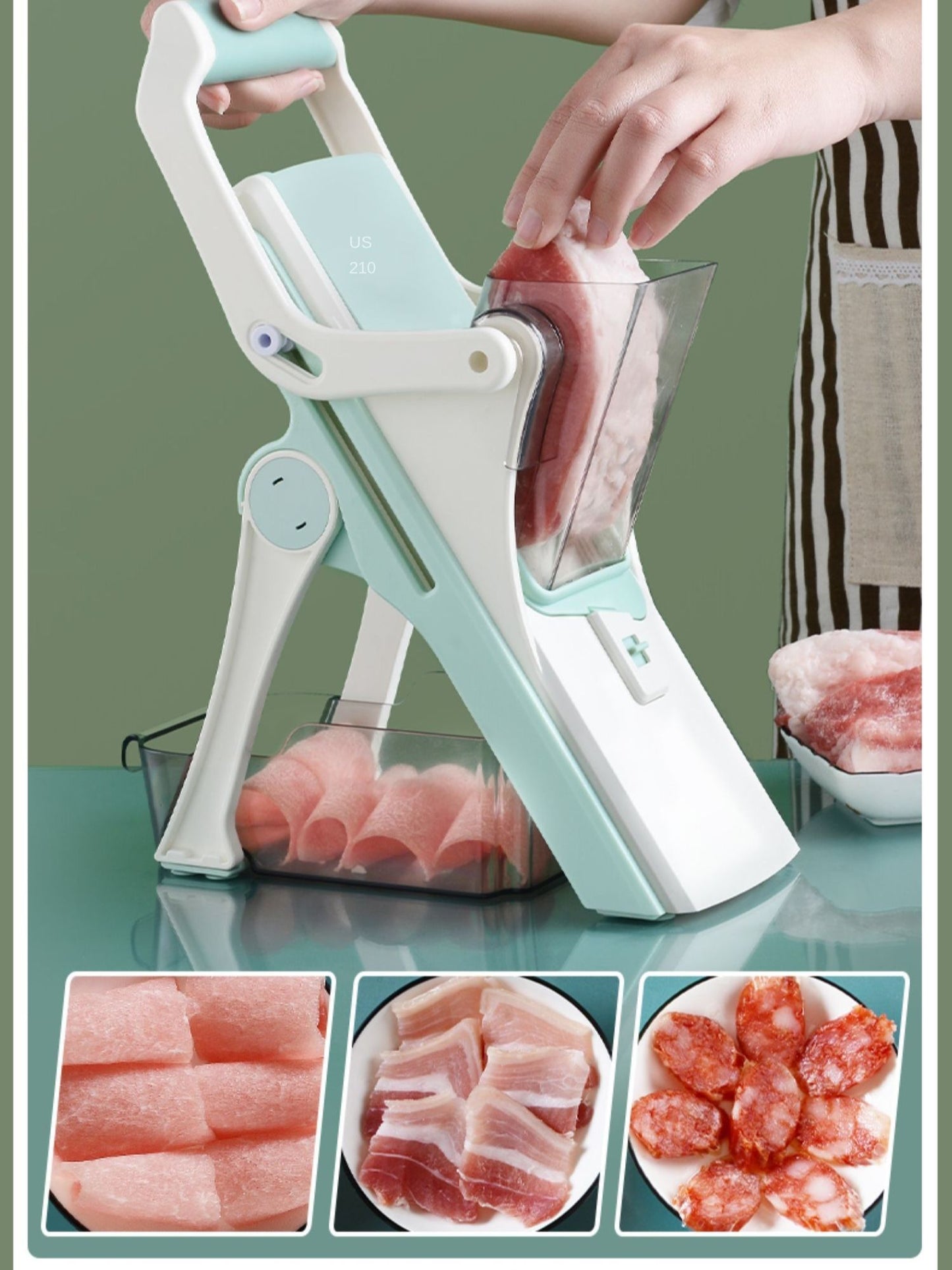 5 In 1 Mandoline Vegetable Slicer Food Chopper high Quality