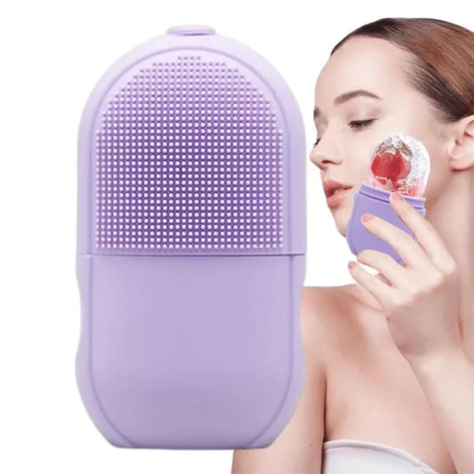 Ice Roller Facial Massage | Silicone Cleansing Ice Lattice